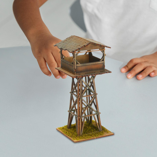 Casa De Madera A Escala 1/72 Sin Pintar, Para Armar, F