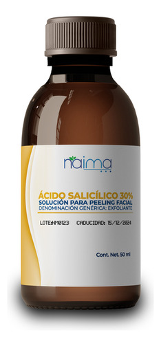 Peeling Acido Salicílico Bha 30% 50 Ml Tipo De Piel Mixta
