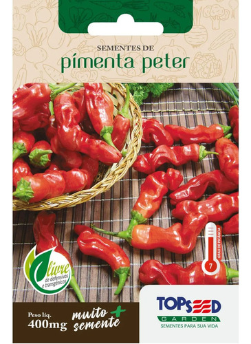 Sementes De Pimenta Peter Pepper Topseed