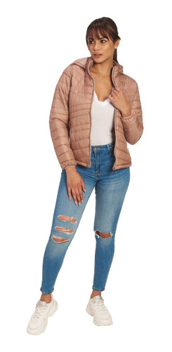 Imagen 6 de 8 de Chamarra Thats Hot Mujer Con Gorra Bhi210524n