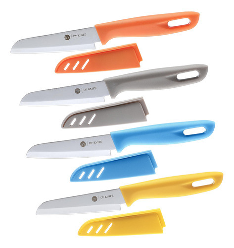 Set De 8 Cuchillos Para Pelar Y Cocina, Acero Alemán