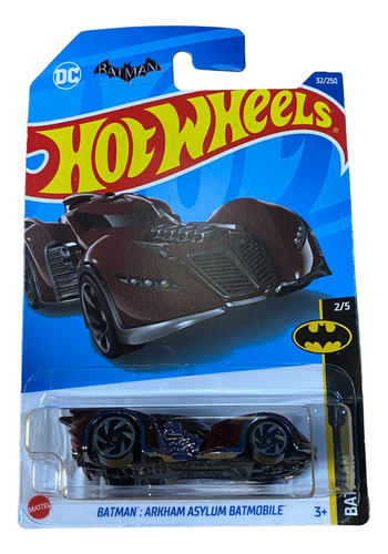 Hot Wheels Batman Arkham Asylum Batmobile Marron