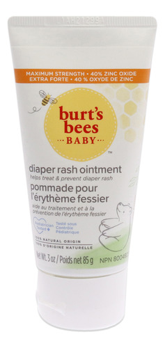 Pomada Para Dermatitis Del Pañal Burts Bees Baby Bee 90 Ml P