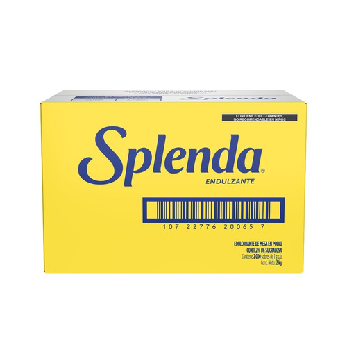 Imagen 2 de 6 de Splenda® Original 2000 Sobres De 1g