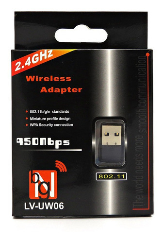 Adaptador Nano Usb Sem Fio Wi-fi 2.4 Ghz