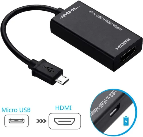 Cable Mhl Micro Usb A Hdmi Hdtv Adaptador Para Lg Optimus 4x Hd 3d Max  Prada Usb con Ofertas en Carrefour