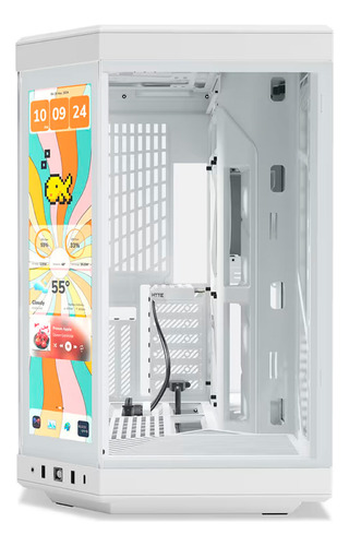 Gabinete Hyte Y70 Touch 14.9 Infinite Branco Mid Tower 60hz