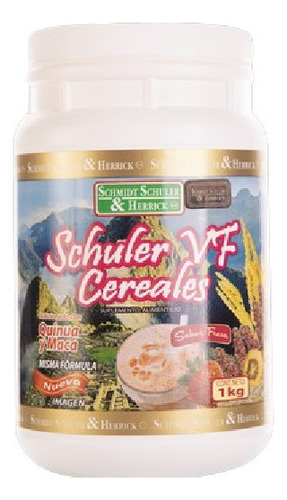 Schuler Vf Cereales Suplemento Quinua Maca Amaranto 1 Kg Sabor Fresa