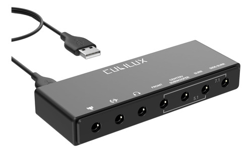 Cubilux Tarjeta De Sonido Envolvente Usb 7.1 - Frecuencia De