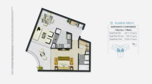 Brisas Del Sur Ii 1 Dorm Piso 12 Amobl Vista Al Mar Incl G C