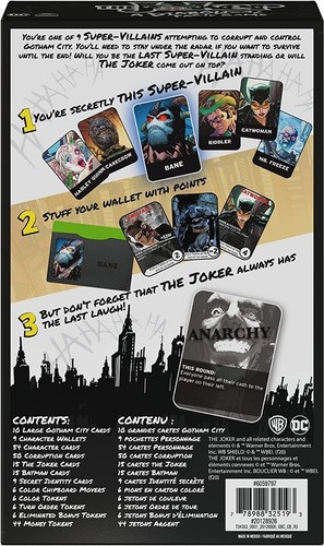 Coringa - Batman - The Joker - Board Game Spin Master