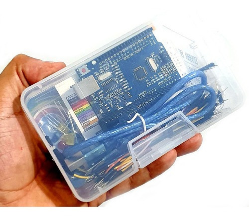 Kit Starter C/ Uno Ch340 Compatível Arduino + Box C/nf