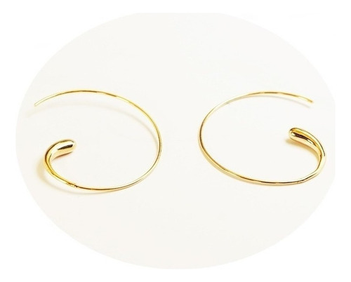 Aretes Arracadas Mujer Gota Oro 18k Pendientes Joyeria 