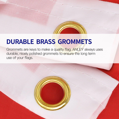 Bandera De Inglaterra Anley Fly Breeze De 3 X 5 Pies, Colore