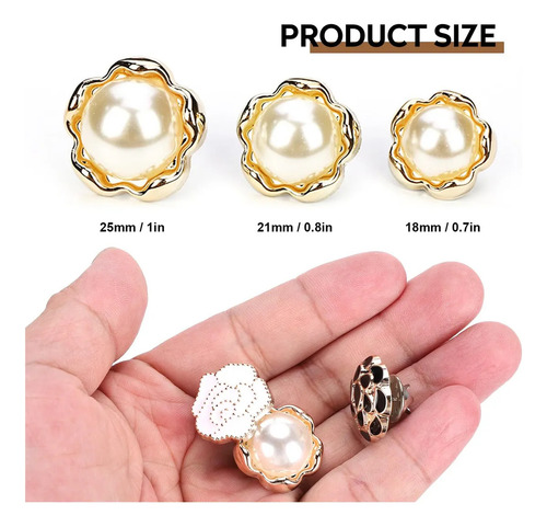 Botones De Broche Para Camisa De Mujer, 30 Botones