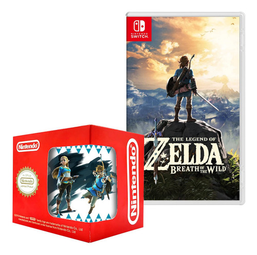Zelda Breath Of The Wild Nintendo Switch Y Taza 1