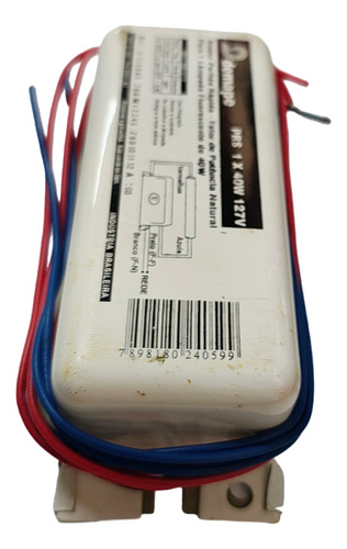 Reator Partida Rapida 1 X 40w X 127v Demape