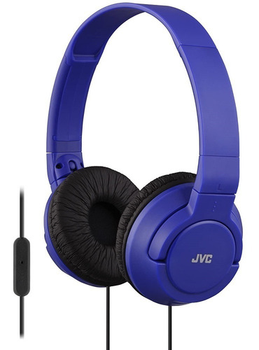 Audifonos Alambricos Plegable Extra Bajo Profundo Jvc Azul