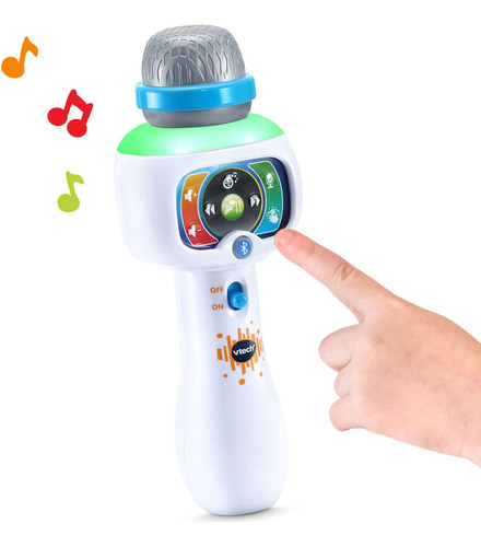 Vtech Sing It Out Micrófono Bluetooth Para Karaoke, Blanco