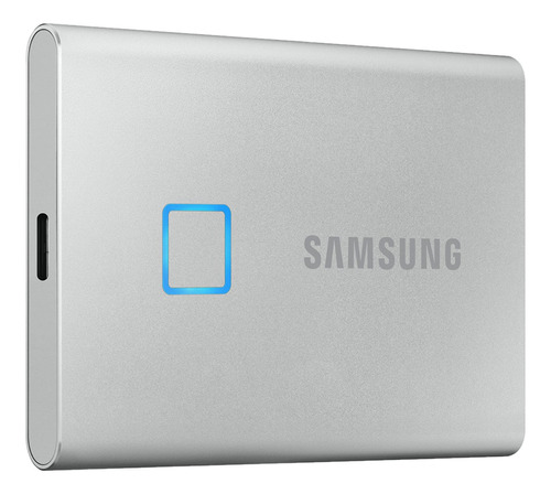 Disco sólido externo Samsung T7 Touch MU-PC1T0 1TB plata