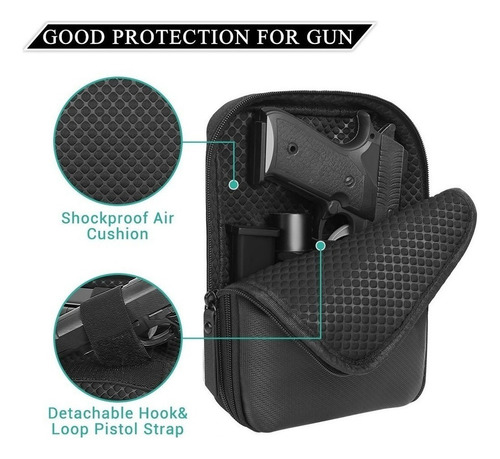Funda De Pistola De Doble Capa, Riñonera For Hombre, Táctic