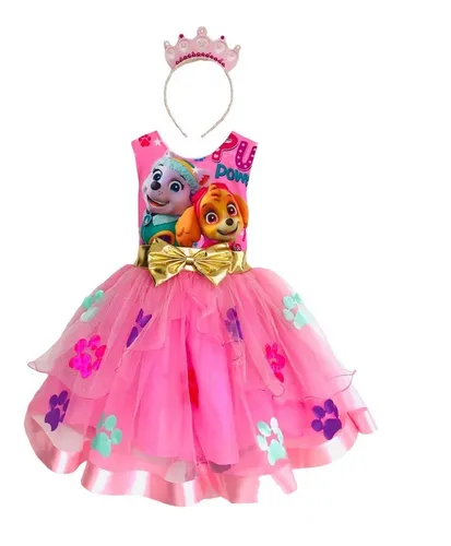 Vestido paw patrol niña hot sale
