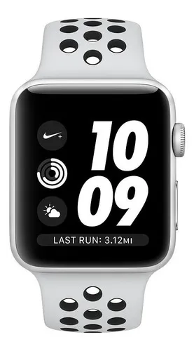 Apple watch series 3 nike silver aluminum sales
