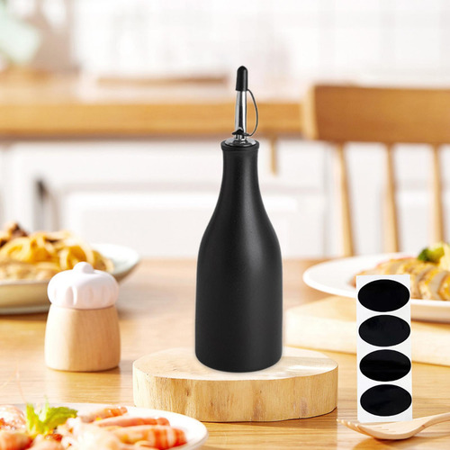Botella De Aceite De Cocina, Dispensador De Aceite De Negro