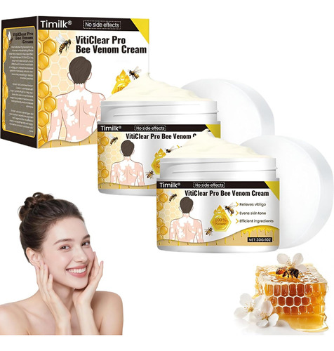 Crema De Abejas Para Reducir Las Manchas Blancas (2 Frasco)