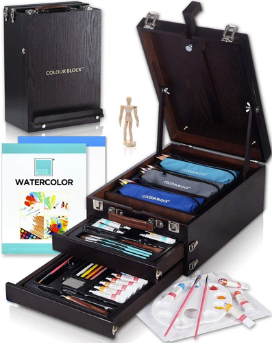 Set De Arte Y Dibujo Estuche 152 Piezas Colour Block