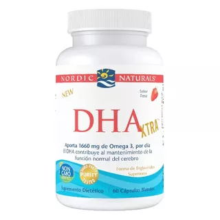 Dha Xtra Epa 205mg Dha 480mg Omega3 1660mg 60 Capsulas