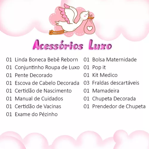 Bebê Reborn Promoção Princesa Boneca Luxo Envio Rápido Linda