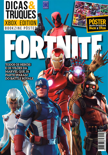 Fortnite - Superpôster Dicas e Truques Xbox Edition, de Editora Europa. Editorial Editora Europa Ltda., capa mole em português, 2021