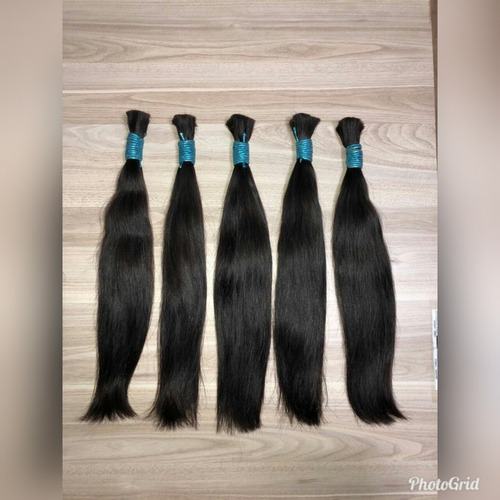Imagem 3 de 3 de Cabelo Humano 100 Gr. Liga Azul 70/75 Cm Barato