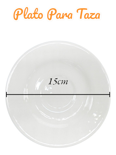 Taza Y Plato Nevada Para 5 Personas 10 Piezas Corona Blanco Nevada