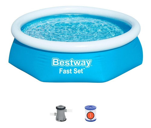 Pileta Inflable Bestway 57450 Fast Set 1880lts 244x61cm