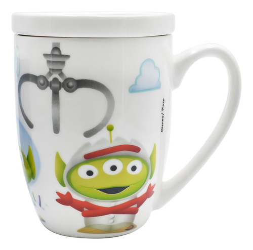 Taza Para Café Cerámica C/ Tapa Disney Pixar Toy Story 385ml
