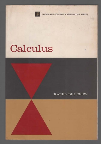 Calculus - Karel De Leeuw 
