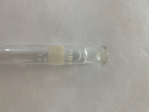 Tubo De Ensayo Con Tapón De Vidrio 13x100 Pyrex