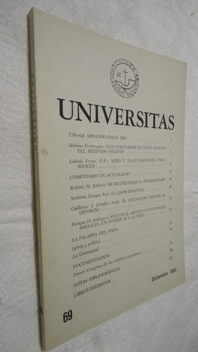 Revista Universitas - Nro 69 - Diciembre 1983