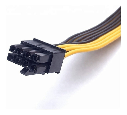 Imagen 3 de 5 de Cable Fuente Modular Pci-e 8 Pines A 2x8 (6+2) 60cm Mineria