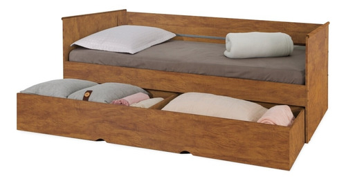 Sofá Cama Ace Mel Com Gavetas Com Colchão E Almofadas