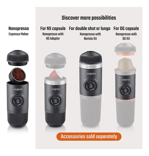 Cafetera Espresso Wacaco Portátil C/funda Protectora