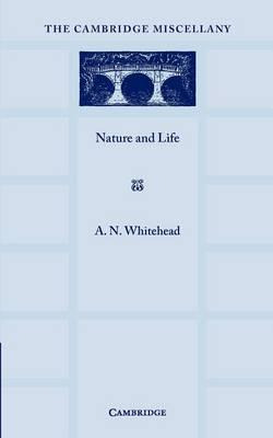 Libro Nature And Life - Alfred North Whitehead