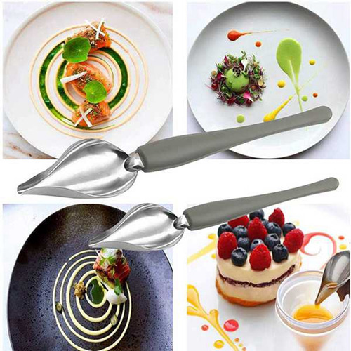 Juego De Cucharas Para Decoración De Dibujo Culinario, Cucha