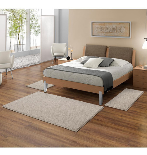 Tapete Para Quarto Charmin N Platina 0,50x1,00 São Carlos