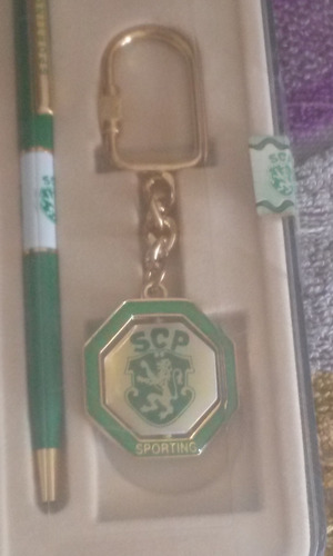 Kit Boli, Pin Y Llavero Sporting Clube De Portugal, Original