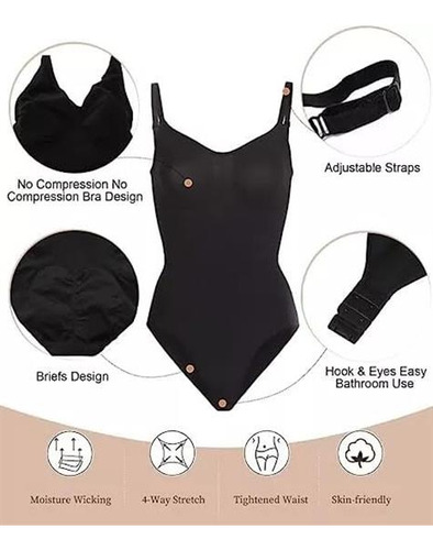 Body Para Mujer Con Control De Barriga Sin Costuras