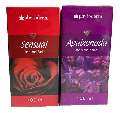 Kit Sensual Deo Colonia 100 Ml+ Apaixonada Deo Colonia 100ml