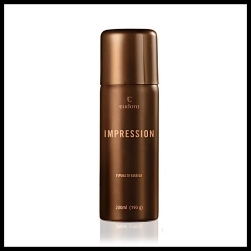 Kit Impression Edp Perfume Masculino Eudora 100ml + Espuma D
